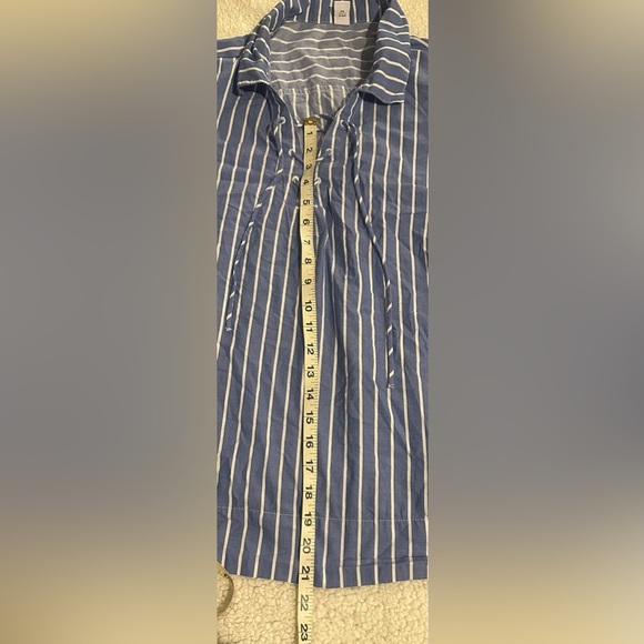 Old Navy Women’s Blue and White Striped Long Sleeve Top size X-Large - Picture 13 of 13